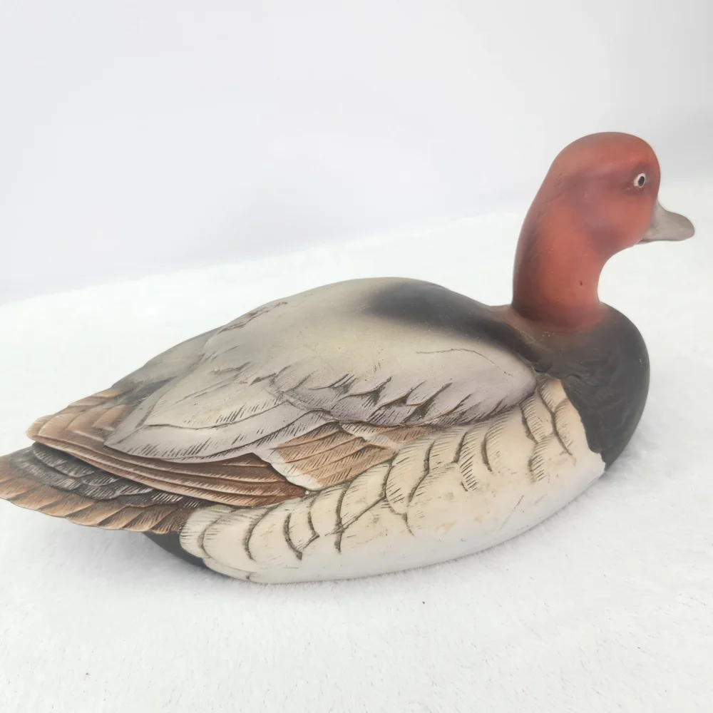 Vintage Andrea By Sadek Porcelain Canvasback Multicolor Duck Figurine 7915